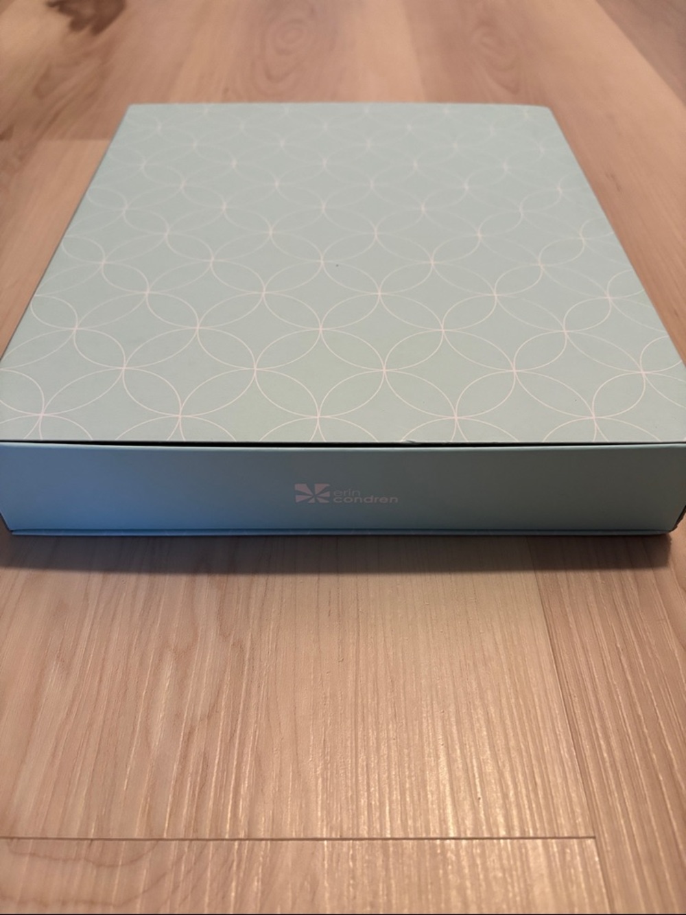 Erin Condren Mid Century Circles Blue Storage Box
